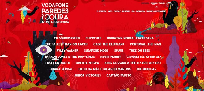 Vodafone Paredes de Coura, 17 a 20 de agosto | Tudo em: www.paredesdecoura.com