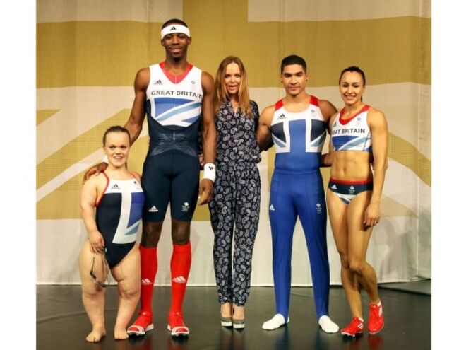 Os atletas ingleses vestem Stella McCartney nos Jogos Olímpicos de 2016.
