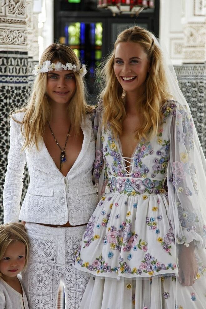 Poppy Delevingne | Vestido de Emilio Pucci