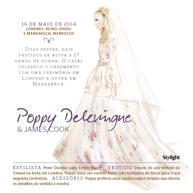 Poppy Delevingne | Vestido de Emilio Pucci