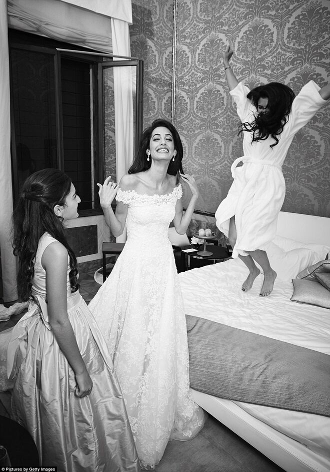 Amal Alamuddin Clooney | Vestido de Oscar de la Renta