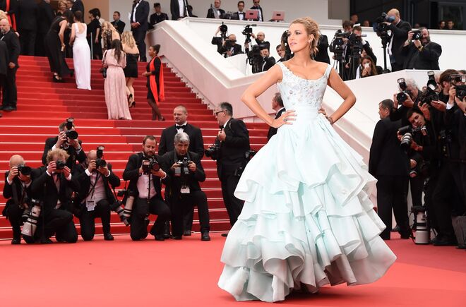 Blake Lively em Atelier Versace