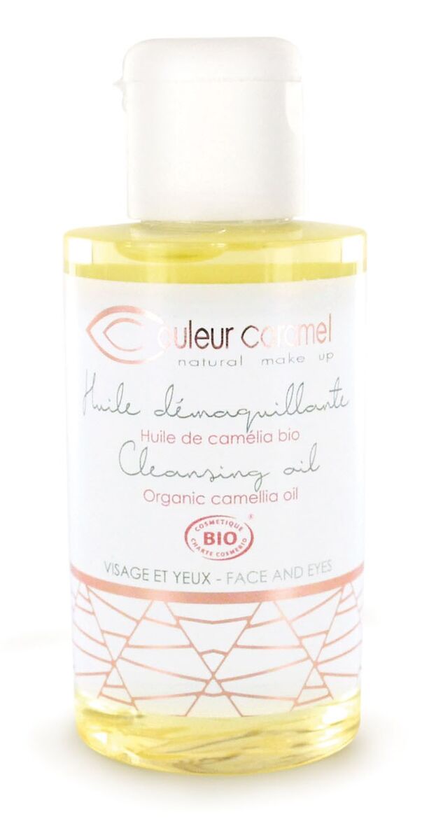 HUILE DEMAQUILLANTE, Couleur Caramel, cosmética Bio.
