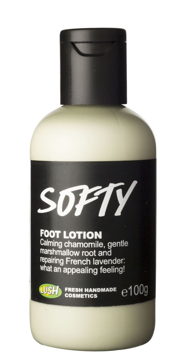 Softy, loção calmante para os pés, Lush