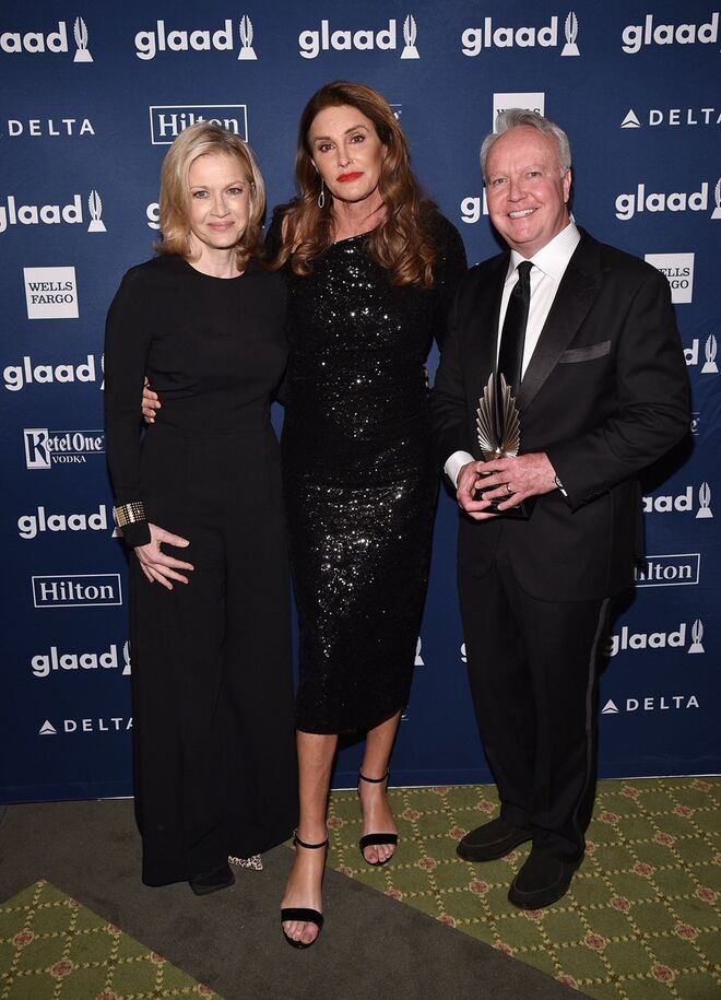 Diane Sawyer, Caitlyn Jenner e David Sloan 