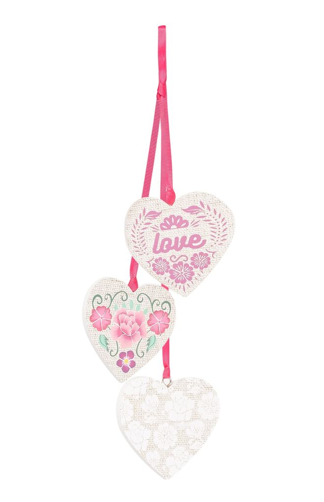 Corações para pendurar, €3