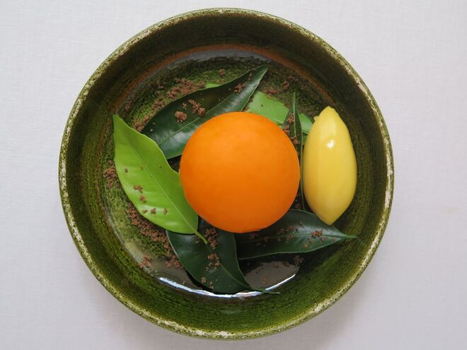 Sobremesa de tangerina, Belcanto (Chef Américo dos Santos)