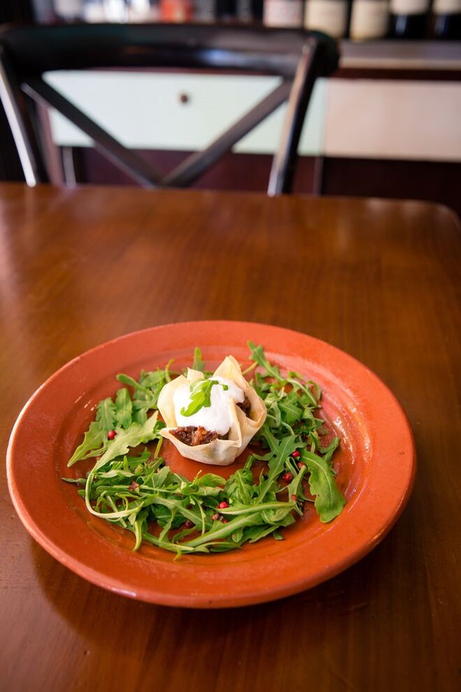 Cesta de Porco Preto com Chutney de Figo e Maionese Citrica | Vinho Sem Princípio, Rua da Alfandega 112