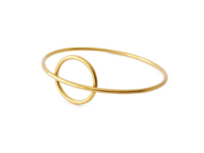 Ana Pina, Orbital, Pulseira em prata dourada, €105