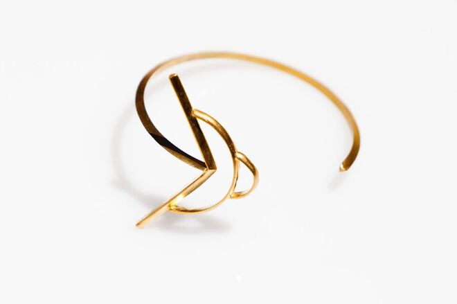 Joana Mota Capitão, Collection, Pulseira em prata plaqueada, €96