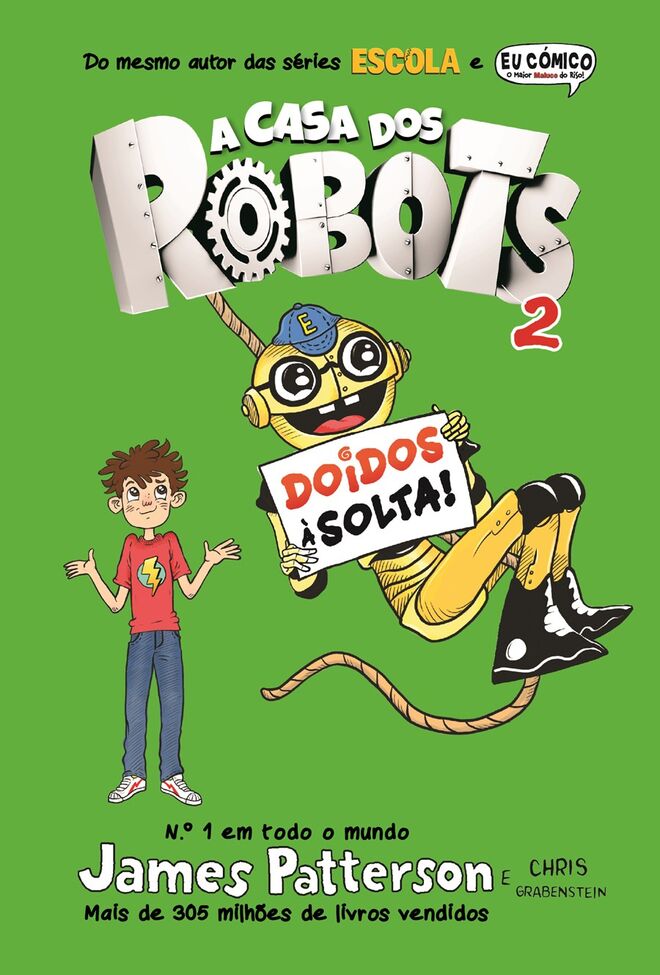 Livro "A Casa dos Robots 2" de James Patterson (preço sob consulta)