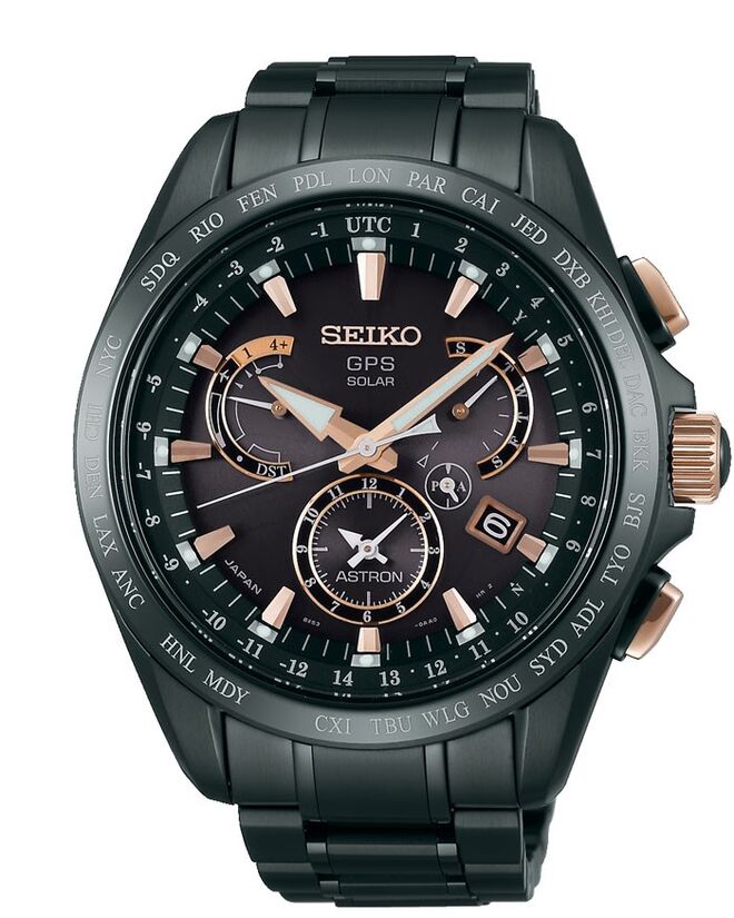 Seiko Astron GPS Solar Dual Time Prestige Titânio, €2200