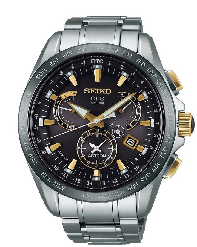 Seiko Astron GPS Solar Dual Time Prestige Titânio, €2200
