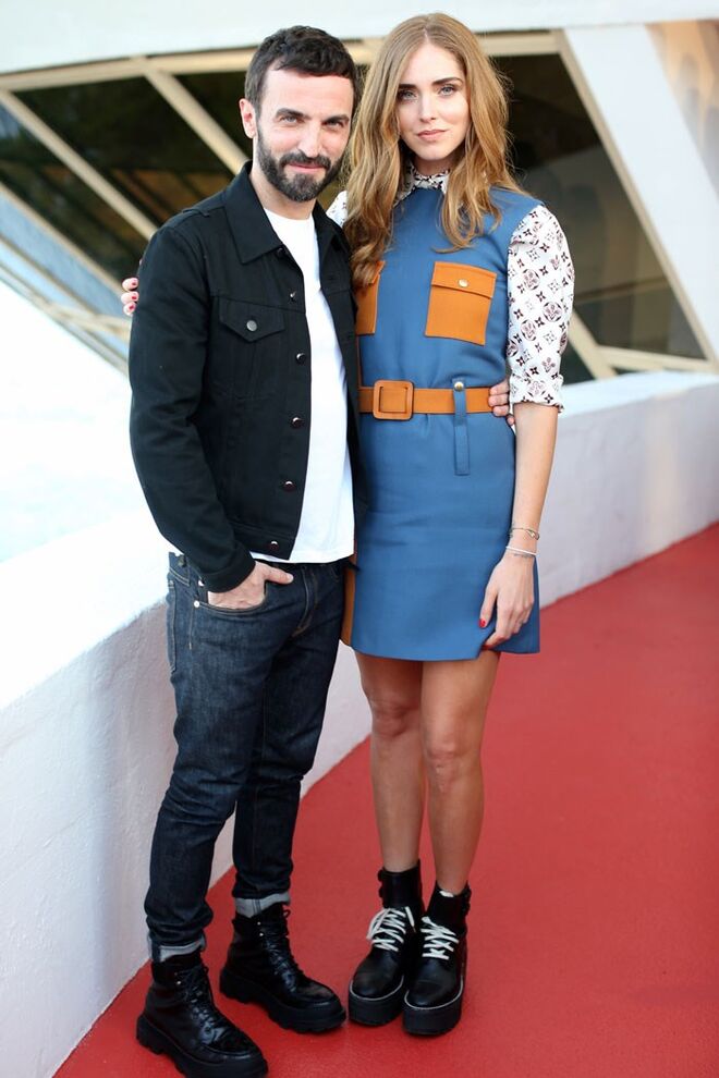 Nicolas Ghesquiere e Chiara Ferragni