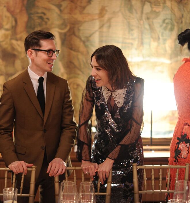 Erdem Moralioglu e Alexa Chung