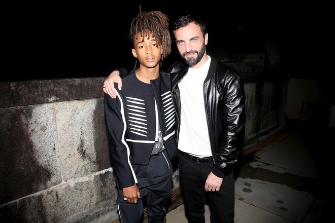  Jaden Smith e Nicolas Ghesquiere