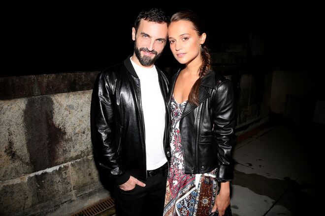 Nicolas Ghesquiere e Alicia Vikander