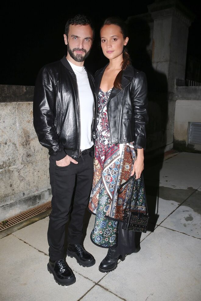 Nicolas Ghesquiere e Alicia Vikander
