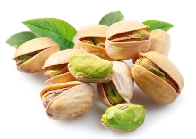Pistácio. O pistácio é ideal como snack a meio da tarde, mas atenção, sem qualquer adição de sal, ao natural.