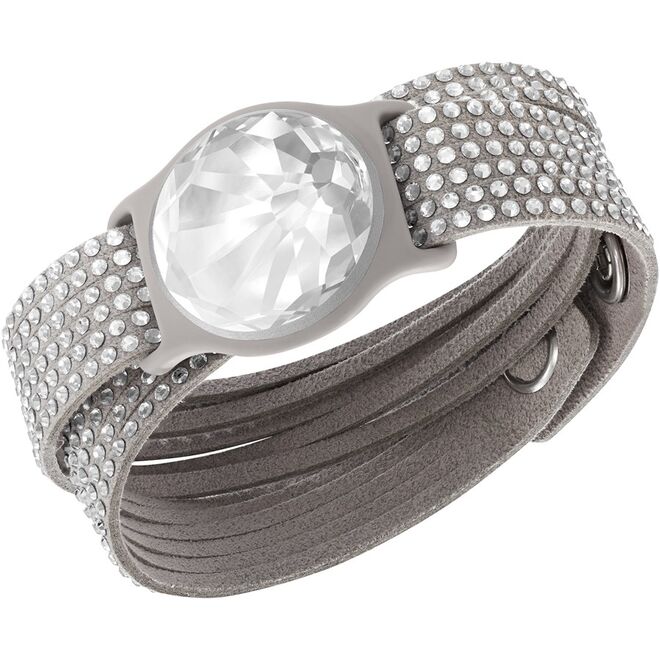 Pulseira Slake Deluxe do conjunto Swarovski Activity Tracking Jewelry em tecido Alcantara com cristais, €169, Swarovski