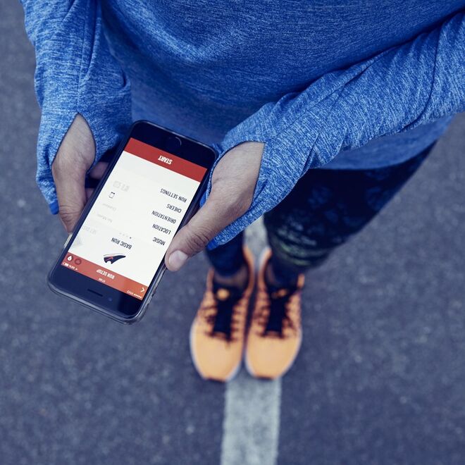 Aplicação Nike+Running para IOS e Android (grátis)