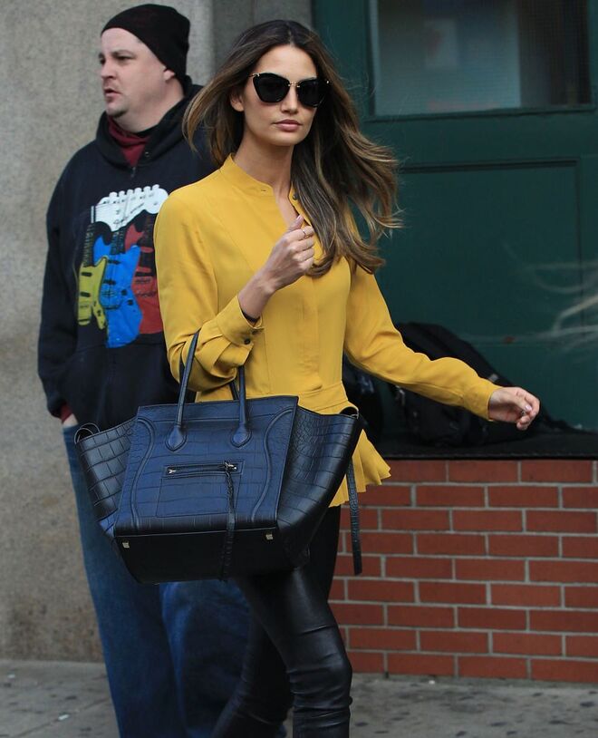 Lily Aldridge - Luggage Tote, Céline