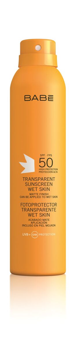 BABÉ Fotoprotector Transparente Wet Skin SPF50+ 200ml €23,99
