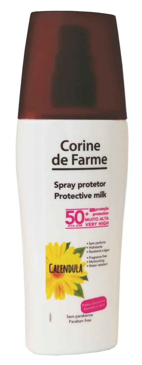 Corine de Farme 15,99€ Spray protetor peles sensíveis FPS50+ 150ml