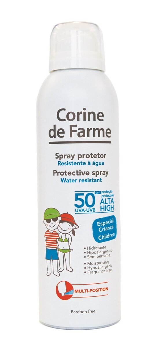 Corine de Farme 16,99€ Spray protetor especial criança FPS50 150ml