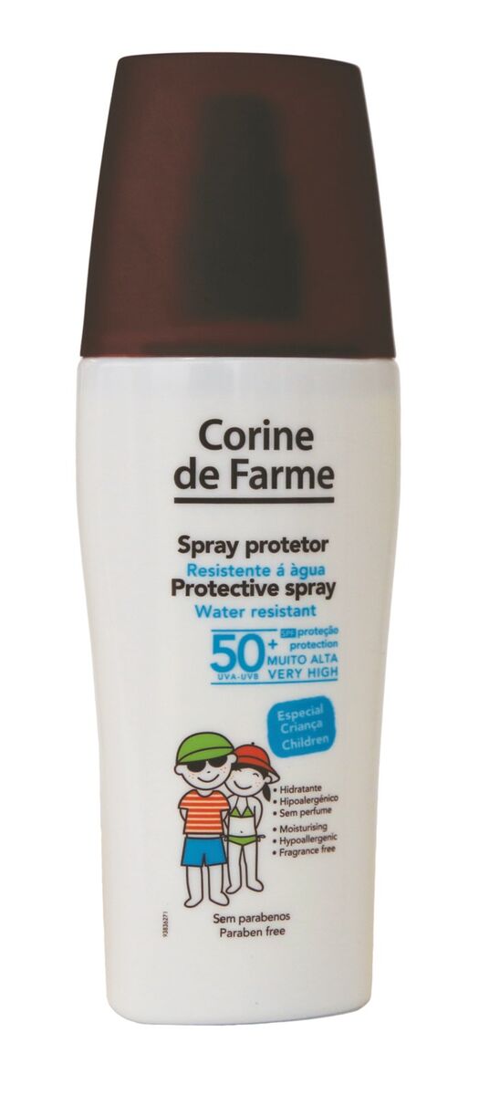 Corine de Farme 16,99€ Spray protetor especial criança FPS50+ 150ml