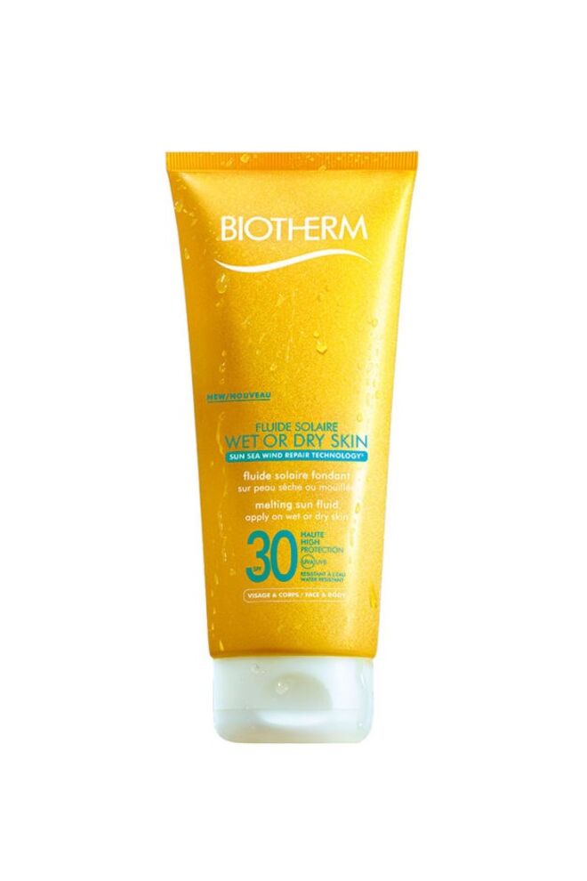 Fluide Solaire Wet Or Dry Skin SPF30, Biotherm €27