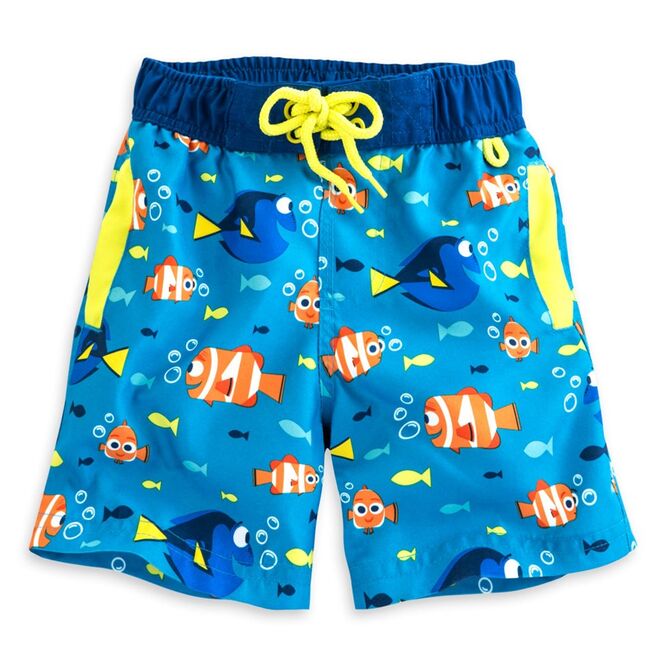 Calções de banho infantis: Com os protagonistas do filme Dory, Marlin e Nemo, são perfeitos para não sair da água durante todo o verão. 14,90 €