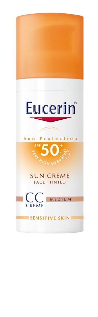 Eucerin® Creme Solar Rosto CC Cream - Tom Médio FP50+