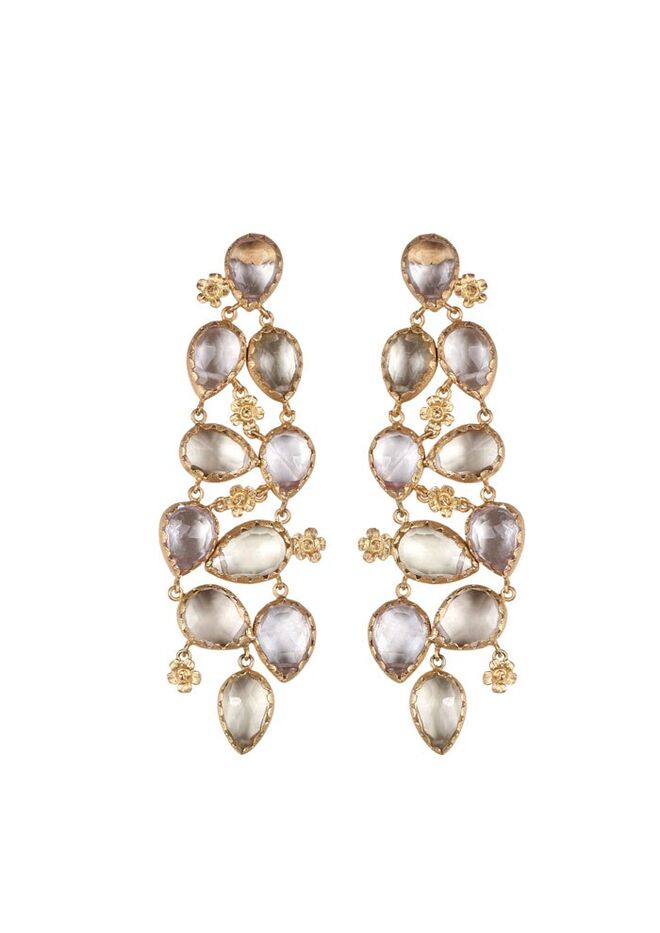 Brincos "Vejo-te a alma" em ouro e citrinos €960