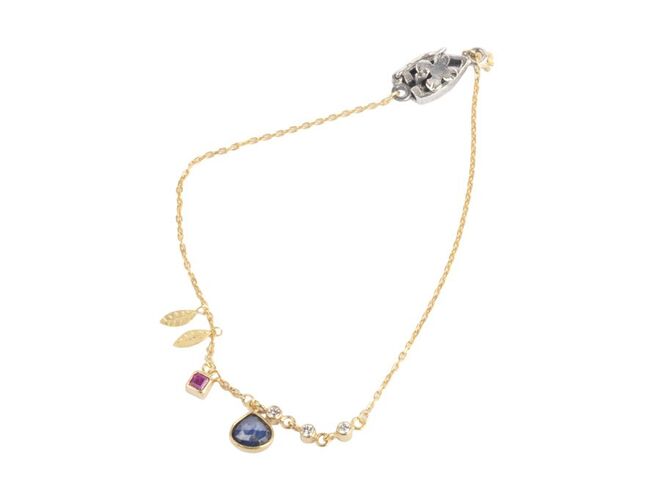 Pulseira "Um pouco de tudo" em ouro safira diamantes e rubi €490