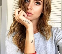 As tatuagens de Chiara Ferragni 