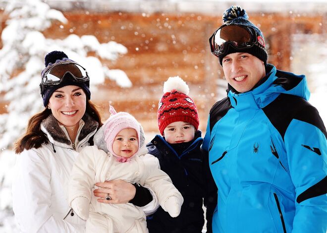 Kate, Charlotte, George e William