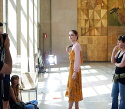Coco Rocha filmou campanha para o El Corte Inglés