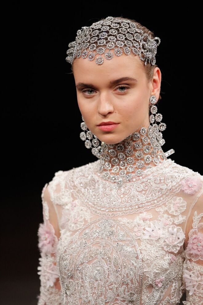Naeem Khan Bridal Collection 2017 | Joias para o cabelo