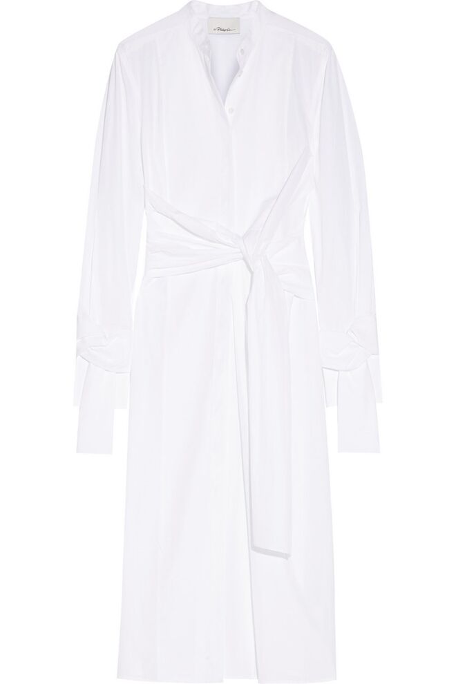 Camisa em algodão, €585, 3.1 Phillip Lim, em net-a-porter.com