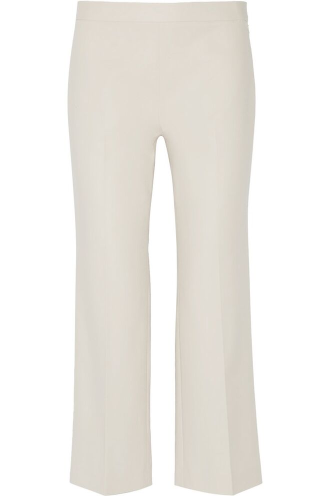 Calças em algodão, €748, The Row, em net-a-porter.com