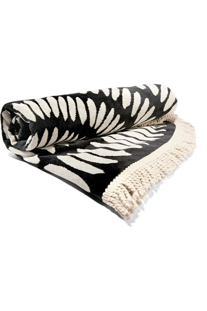 Toalha em algodão, €120, The Beach People, em net-a-porter.com