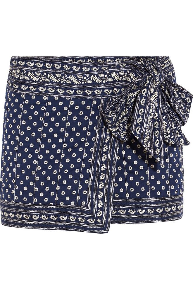 Saia em algodão, €170, Étoile Isabel Marant, em net-a-porter.com