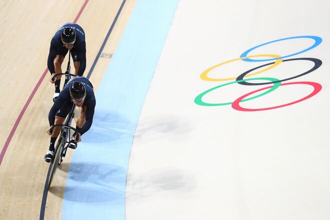 A equipa da Nova Zelândia em competição | Velocidade por equipas