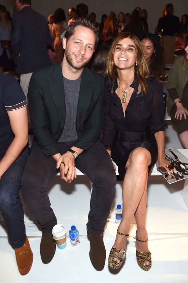 Derek Blasberg e Carine Roitfeld