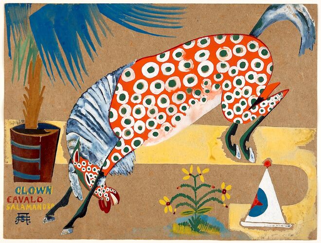 "Clown, Cavalo, Salamandra", de Amadeo de Souza Cardoso