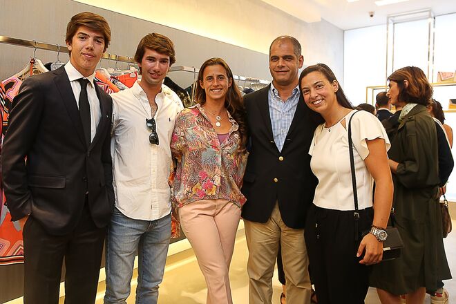 Tiago Gomes, João Pedro Gomes, Marina e António Frutuoso de Melo e Maria Rosário Líbano Monteiro