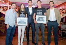 Gala Final do EML: Miguel Gonçalves, Carina, Rúben Rua, Stefano e Luís Gomes