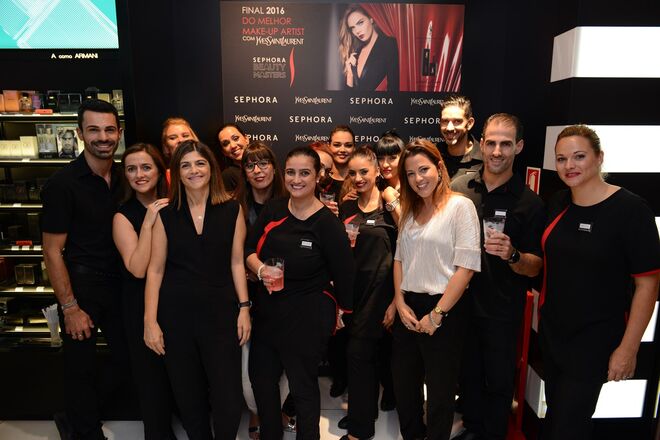 Os maquilhadores que participaram no concurso Sephora Beauty Masters