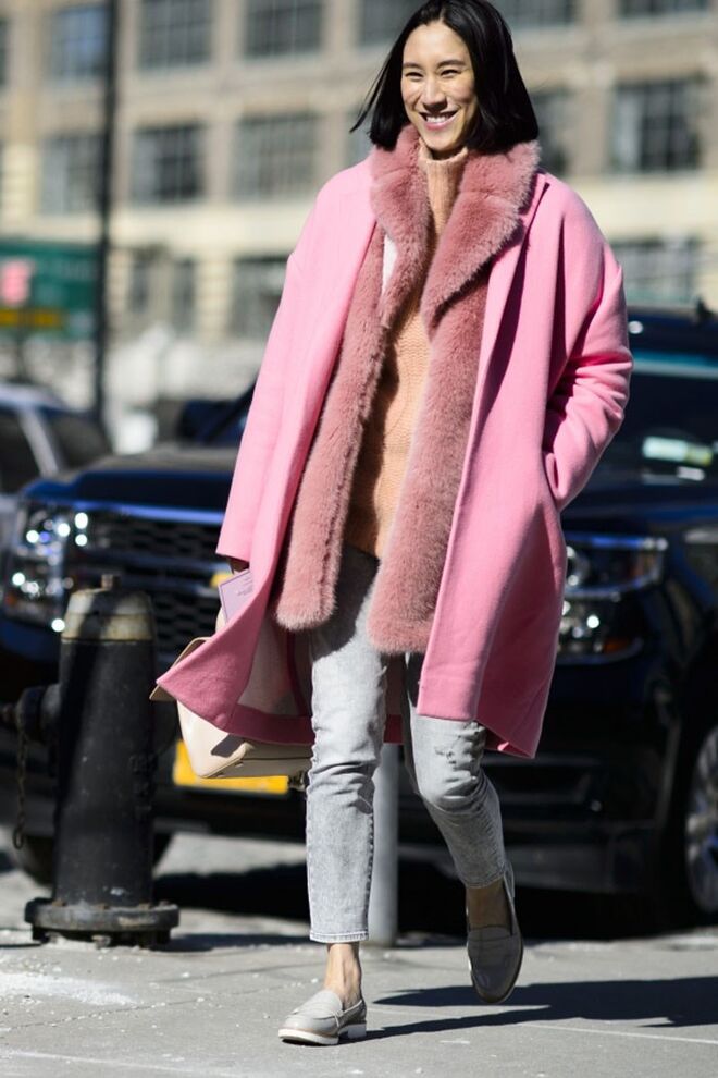 Sobreposição de vários tons de rosa